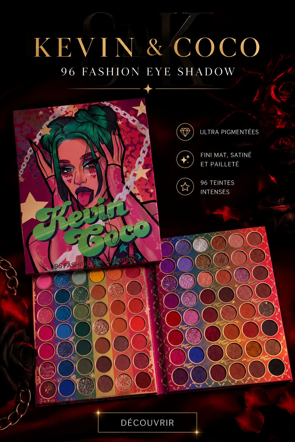 Palette 96 couleurs Kevin & Coco