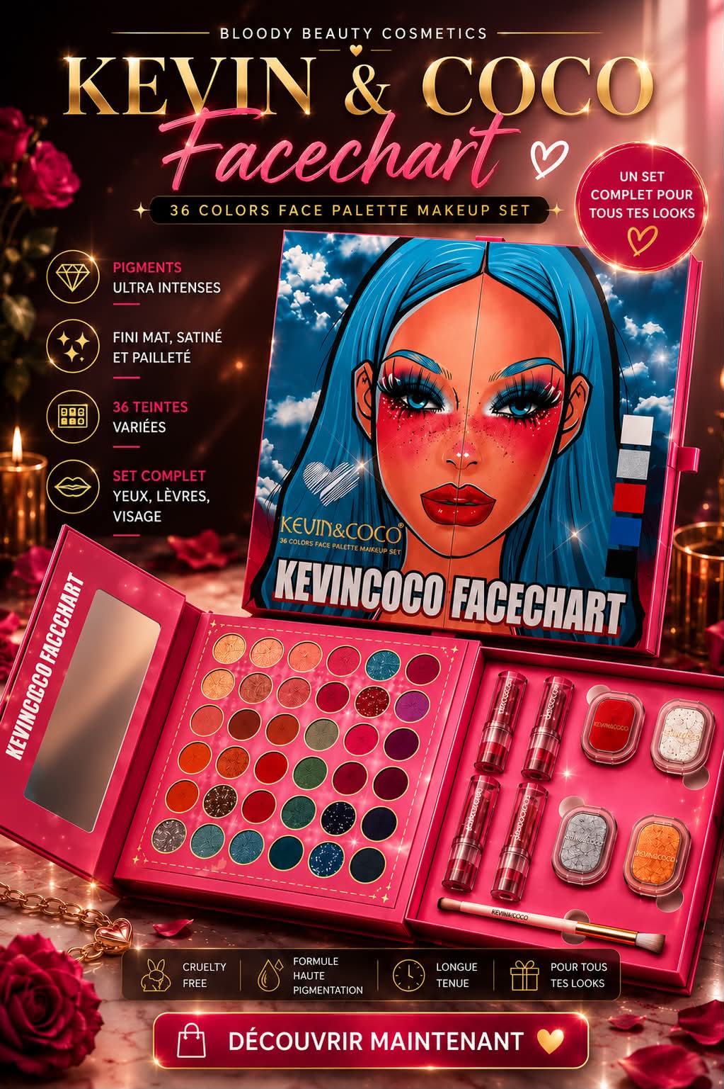 Coffret maquillage POP