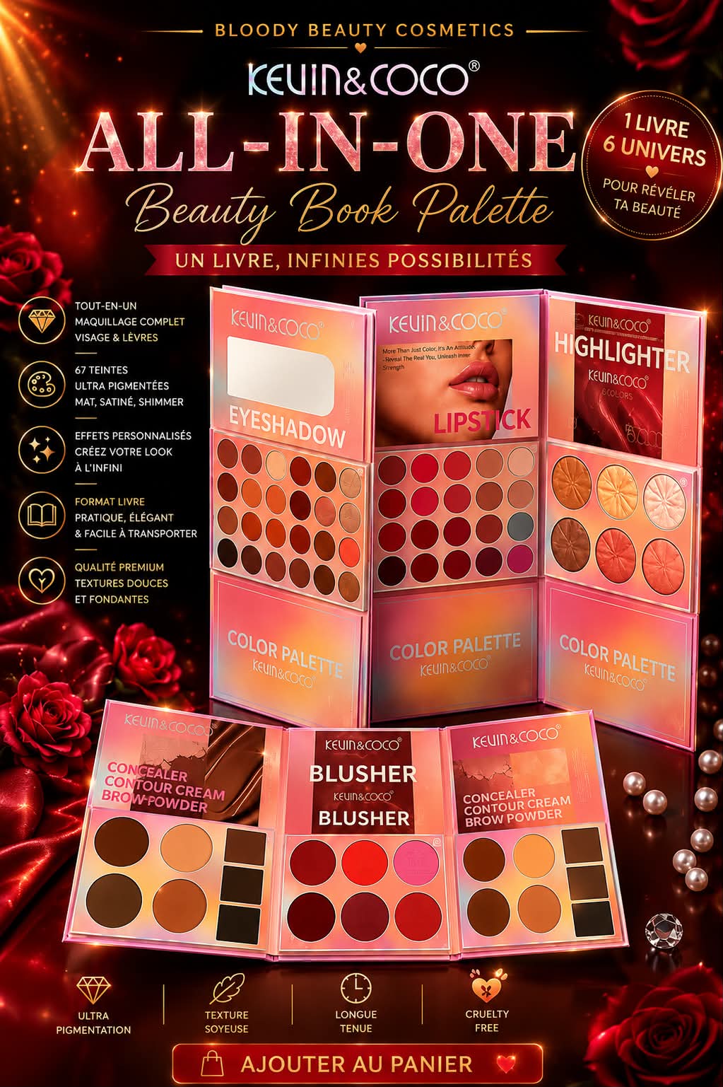Livre palette Deep space