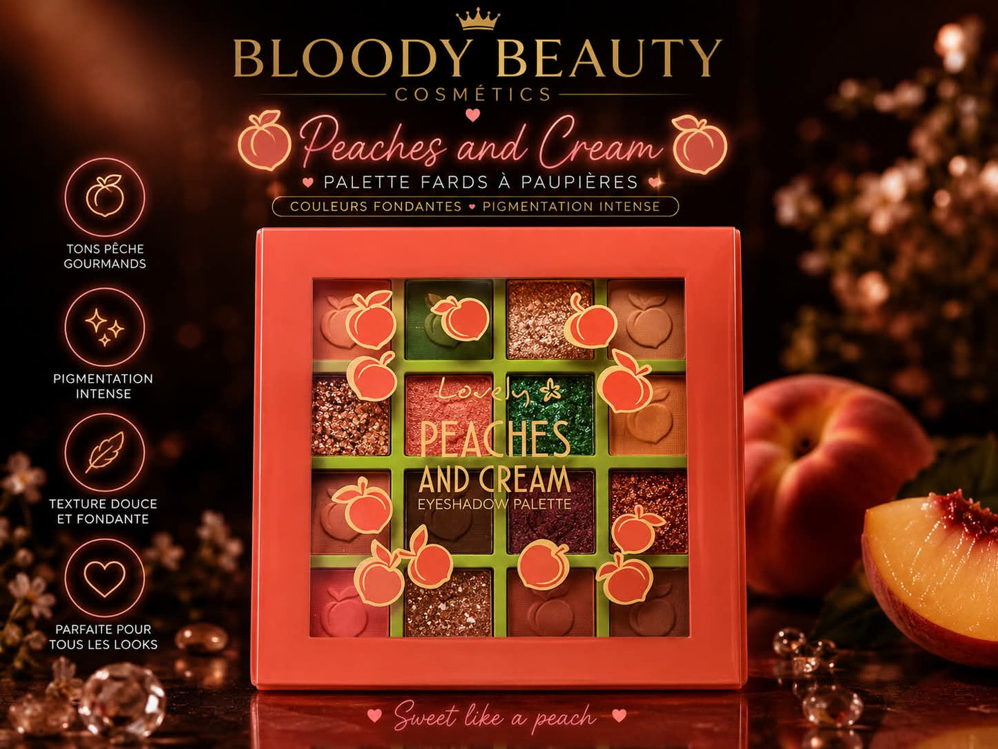 Palette peaches