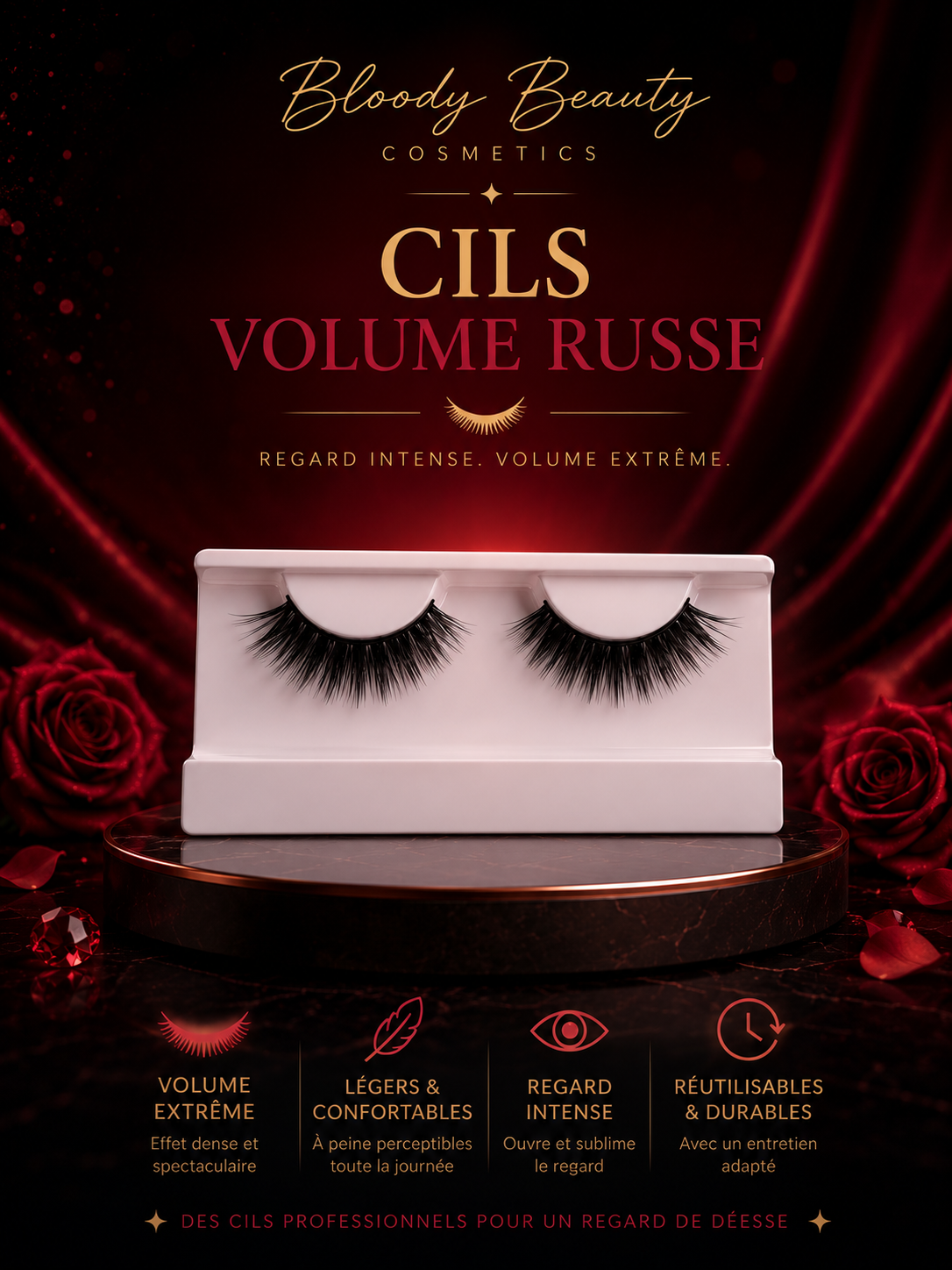 Faux cils russe